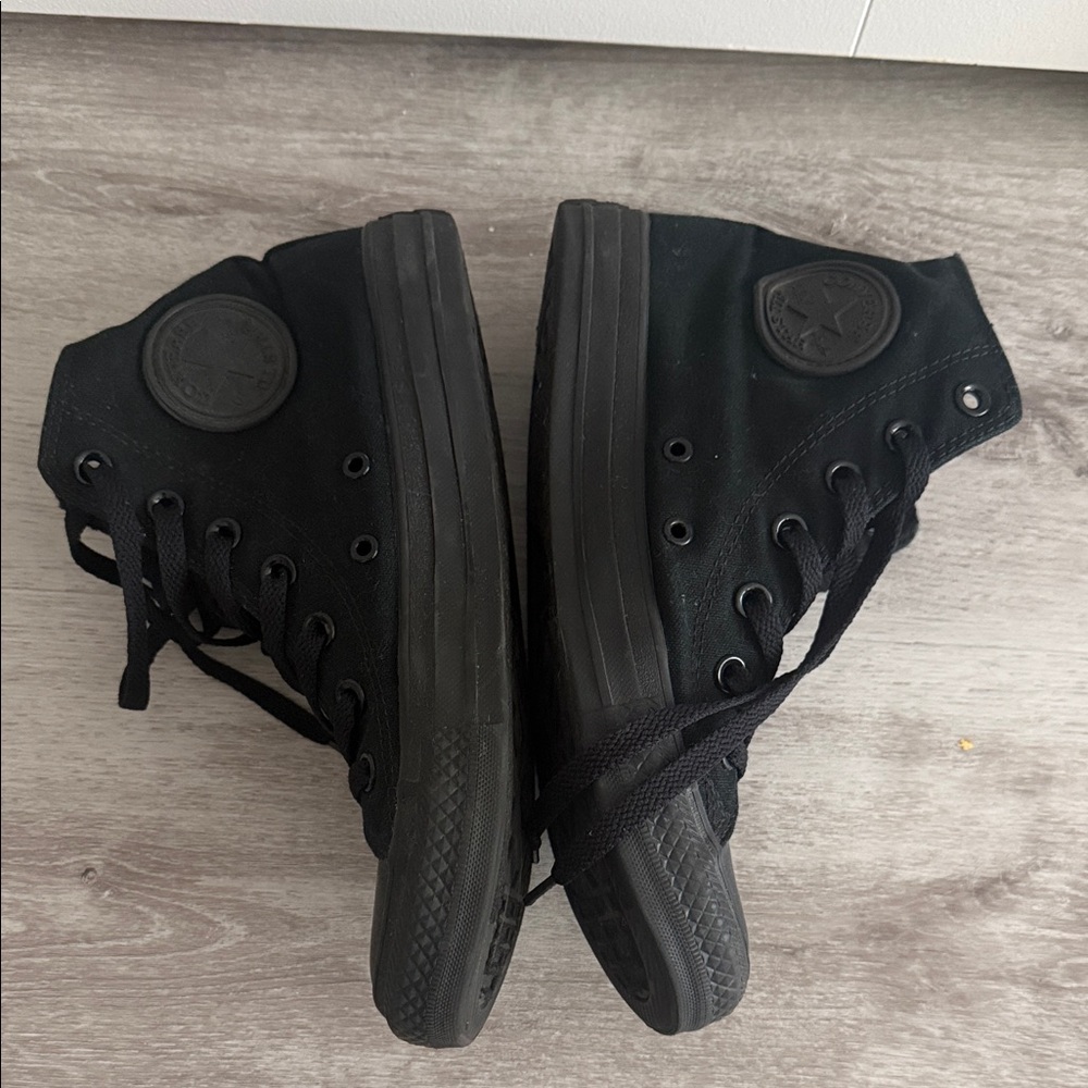 Converse Black High-Top Sneakers - Picture 2 of 3